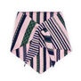 Pink and blue neckerchief scarf